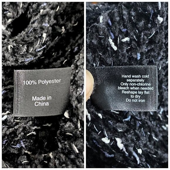 NWT Lane Bryant Sweater, black speckled sweater, Size 18/20 - Picture 8 of 10